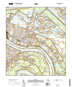 Chalmette 2020 topographic map thumbnail
