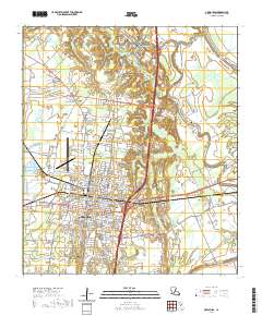 Opelousas 2020 topographic map thumbnail