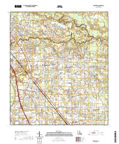 Prairieville 2020 topographic map thumbnail