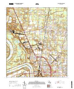 Scotlandville 2020 topographic map thumbnail