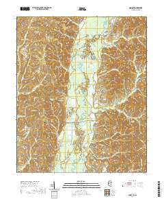 Amory SE 2020 topographic map thumbnail