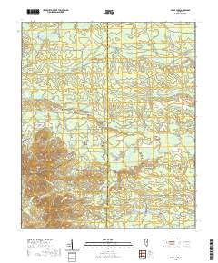 Barge Lake 2020 topographic map thumbnail