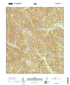 Baxterville 2020 topographic map thumbnail