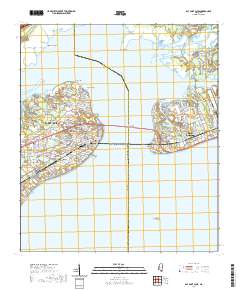 Bay Saint Louis 2020 topographic map thumbnail