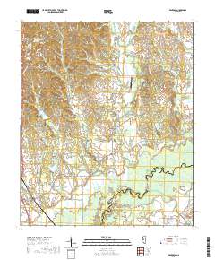 Bentonia 2020 topographic map thumbnail