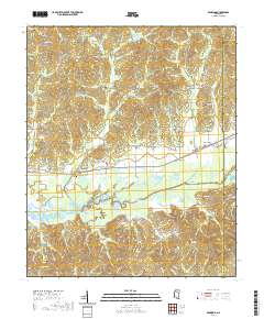 Benwood 2020 topographic map thumbnail