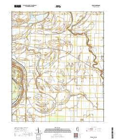 Beulah 2020 topographic map thumbnail