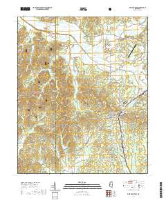 Blue Mountain 2021 topographic map thumbnail