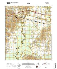 Bovina 2020 topographic map thumbnail