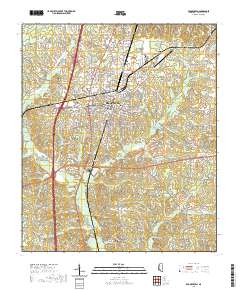 Brookhaven 2020 topographic map thumbnail
