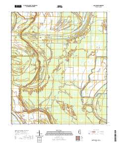 Cane Bayou 2020 topographic map thumbnail