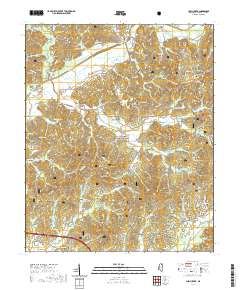 Chilli Creek 2021 topographic map thumbnail
