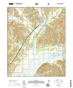Coffeeville 2021 topographic map thumbnail