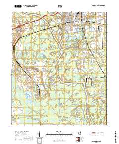 Columbus South 2020 topographic map thumbnail