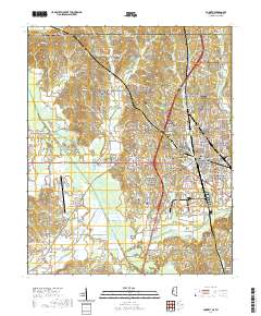 Corinth 2021 topographic map thumbnail