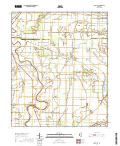 Delta City 2020 topographic map thumbnail