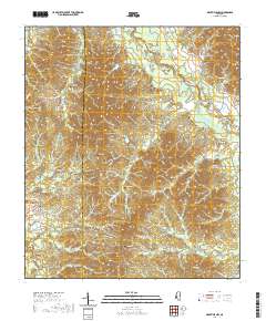 Dentville NW 2021 topographic map thumbnail