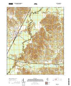 Durant 2020 topographic map thumbnail