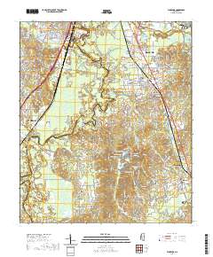 Florence 2020 topographic map thumbnail