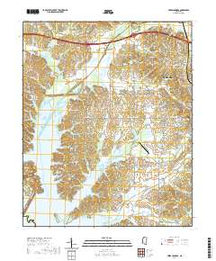 Frees Corners 2020 topographic map thumbnail