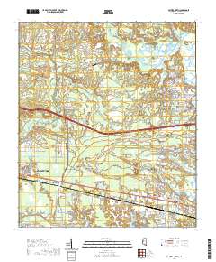 Gautier North 2020 topographic map thumbnail