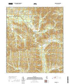 Gin Branch 2020 topographic map thumbnail