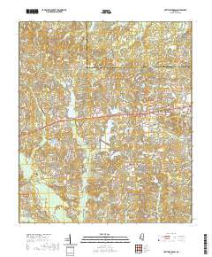 Hattiesburg SW 2020 topographic map thumbnail