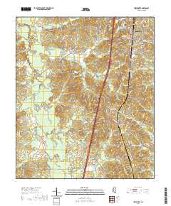 Hazlehurst 2020 topographic map thumbnail