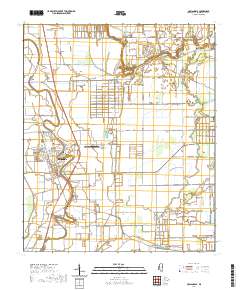 Hollandale 2020 topographic map thumbnail