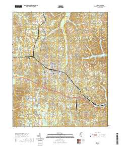 Iuka 2020 topographic map thumbnail