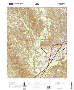 Laurel West 2020 topographic map thumbnail