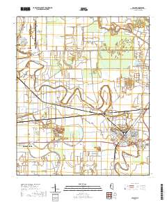 Leland 2020 topographic map thumbnail