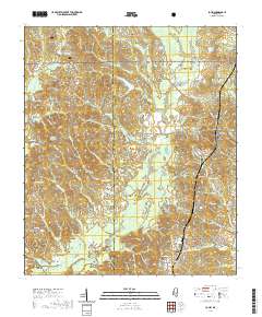 Louin 2021 topographic map thumbnail
