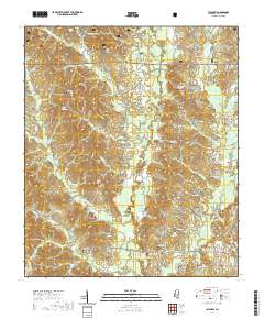 Louin SW 2021 topographic map thumbnail