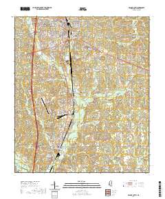 McComb South 2020 topographic map thumbnail