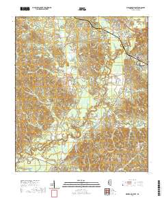 Mendenhall West 2020 topographic map thumbnail