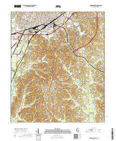 Meridian South 2020 topographic map thumbnail