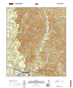 Monticello NE 2020 topographic map thumbnail