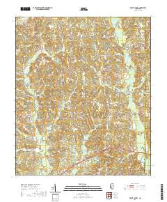 Mount Carmel 2020 topographic map thumbnail