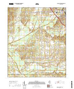 New Albany West 2021 topographic map thumbnail
