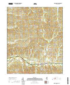North Carrollton 2020 topographic map thumbnail