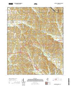 Northeast Pontotoc 2020 topographic map thumbnail