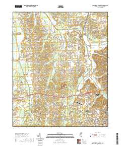 Northwest Pontotoc 2021 topographic map thumbnail