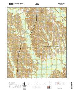 Noxapater 2020 topographic map thumbnail