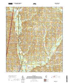 Osyka 2020 topographic map thumbnail