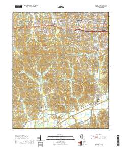 Oxford South 2021 topographic map thumbnail