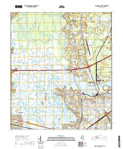 Pascagoula North 2020 topographic map thumbnail