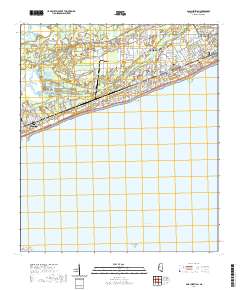 Pass Christian 2020 topographic map thumbnail