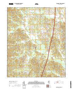 Peachahala Creek 2020 topographic map thumbnail