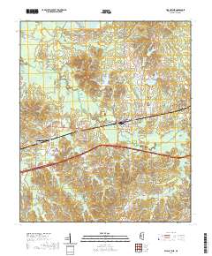 Pelahatchie 2020 topographic map thumbnail